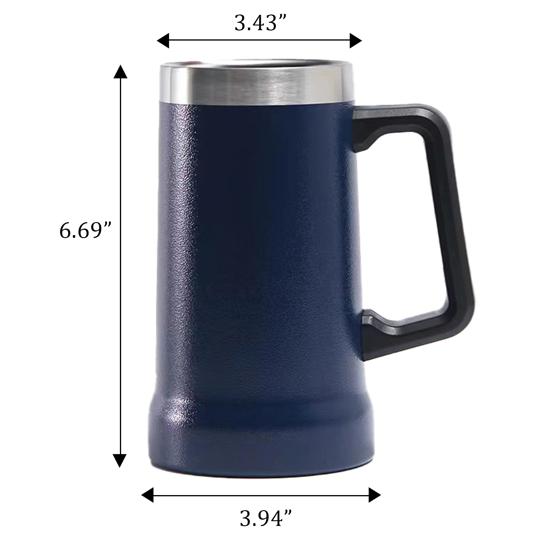 24OZ Large Capacity Beer Mug With Handle 2