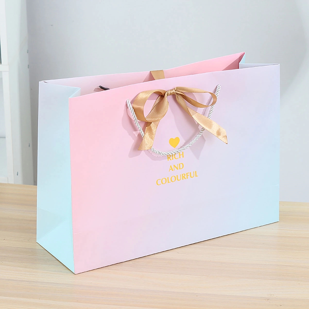 Full Color Matte Laminated Euro Tote Gift Bags 5