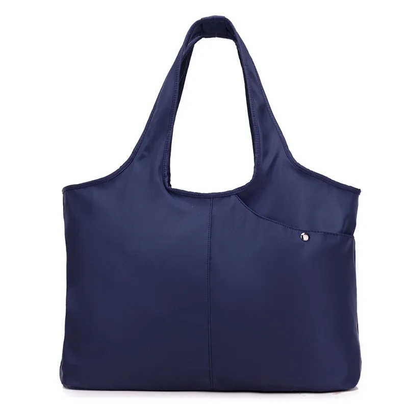Nylon Waterproof Large Tote Shoulder Handbag, custom tote bag with logo imprint 3