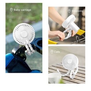 Rechargeable Tripod Clip-On Fan, Handheld 2