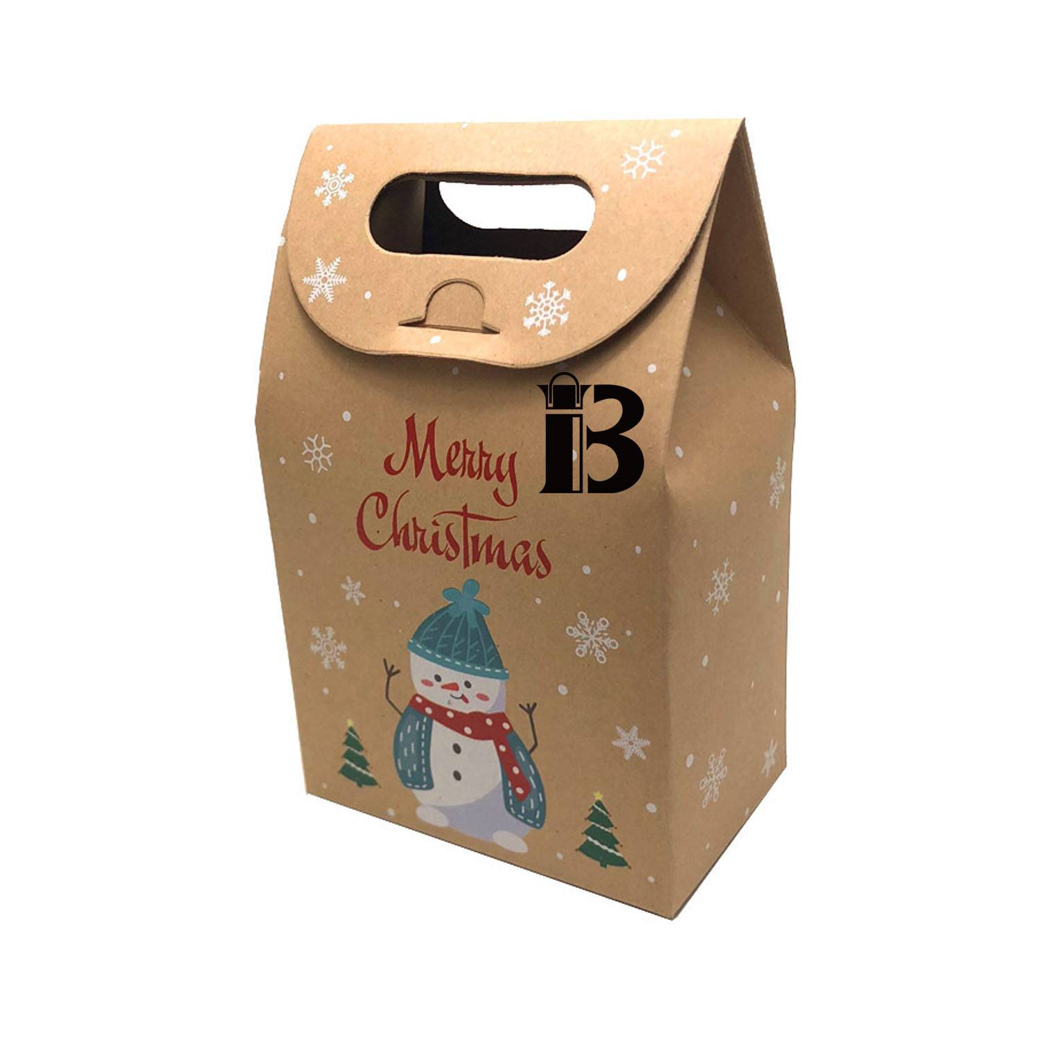 Christmas Kraft Paper Gift Bags 3