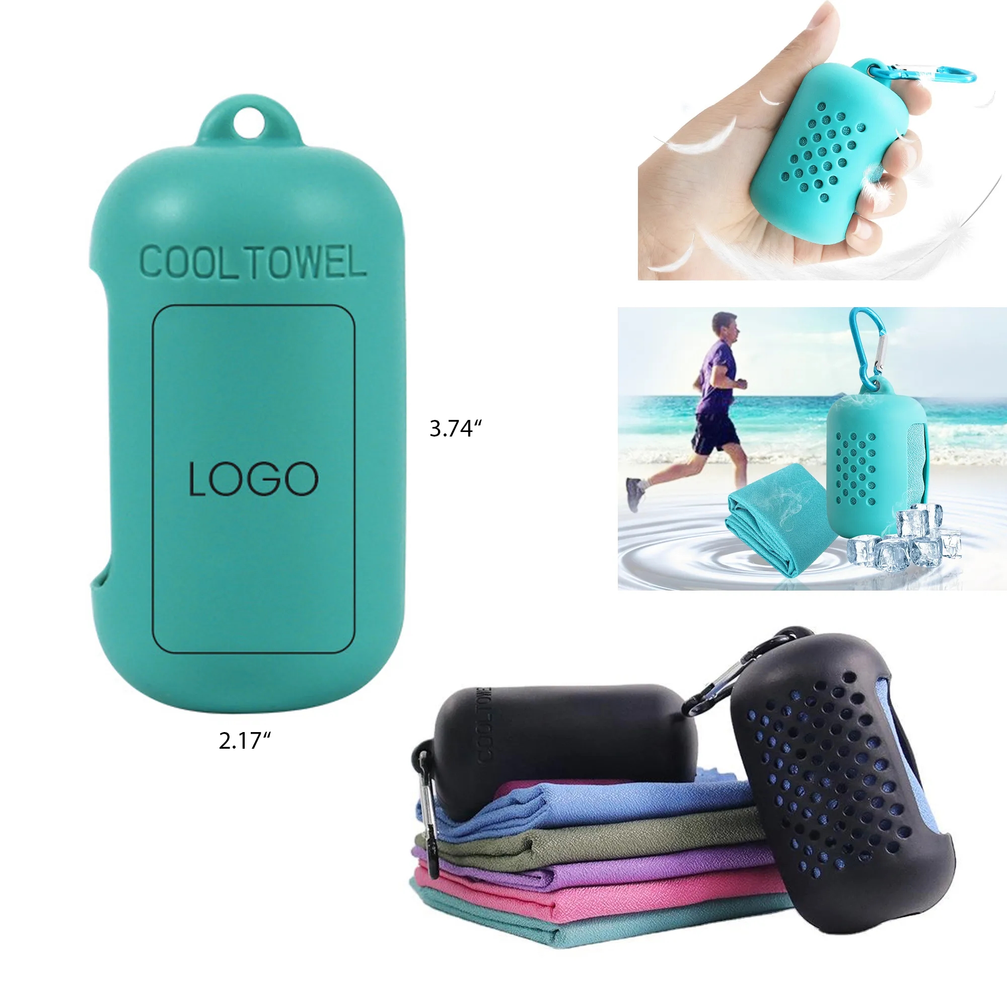 Travel Cooling Workout Fitness Sweat Mini Towels 4