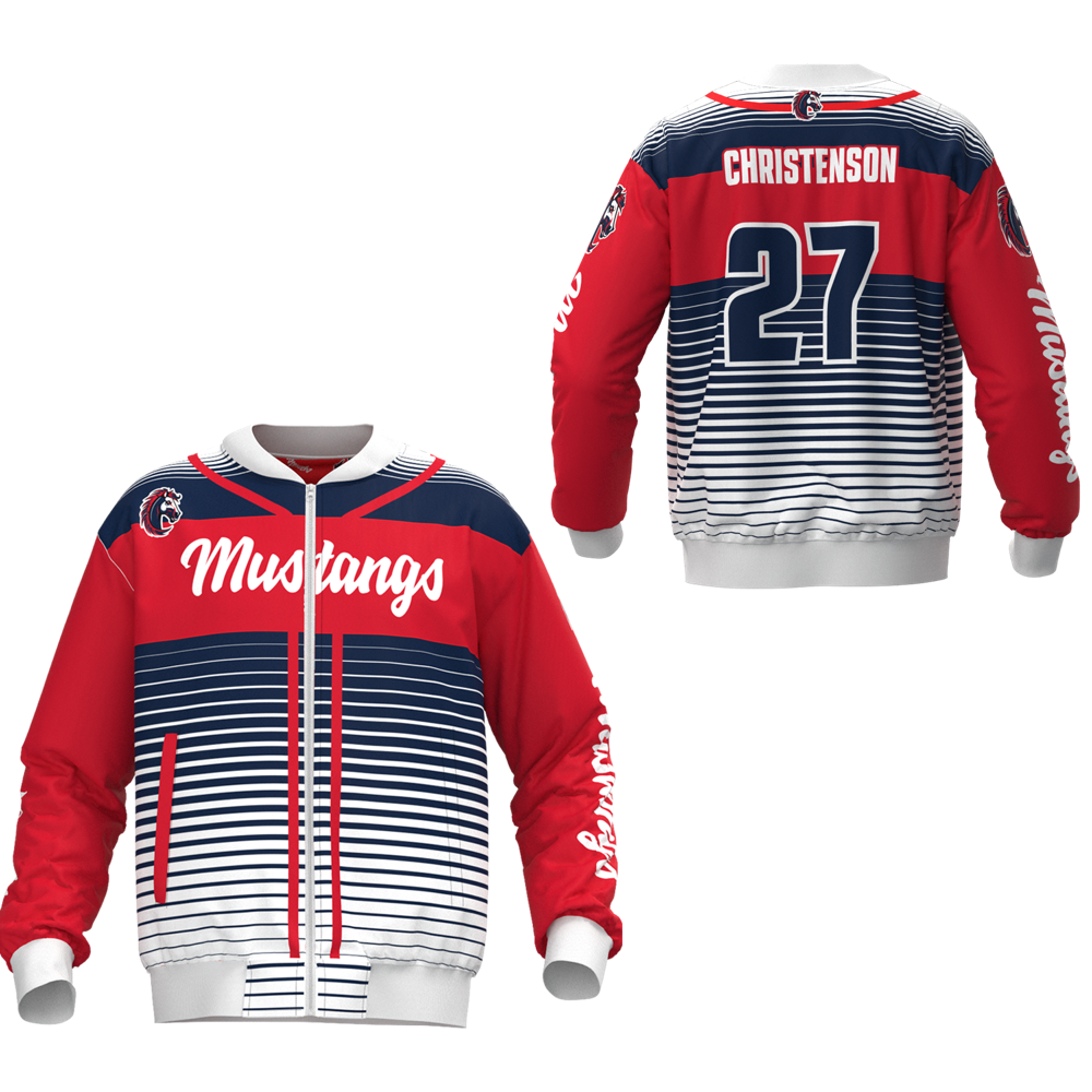 Men's Ribbed Collar Bomber Jacket 2