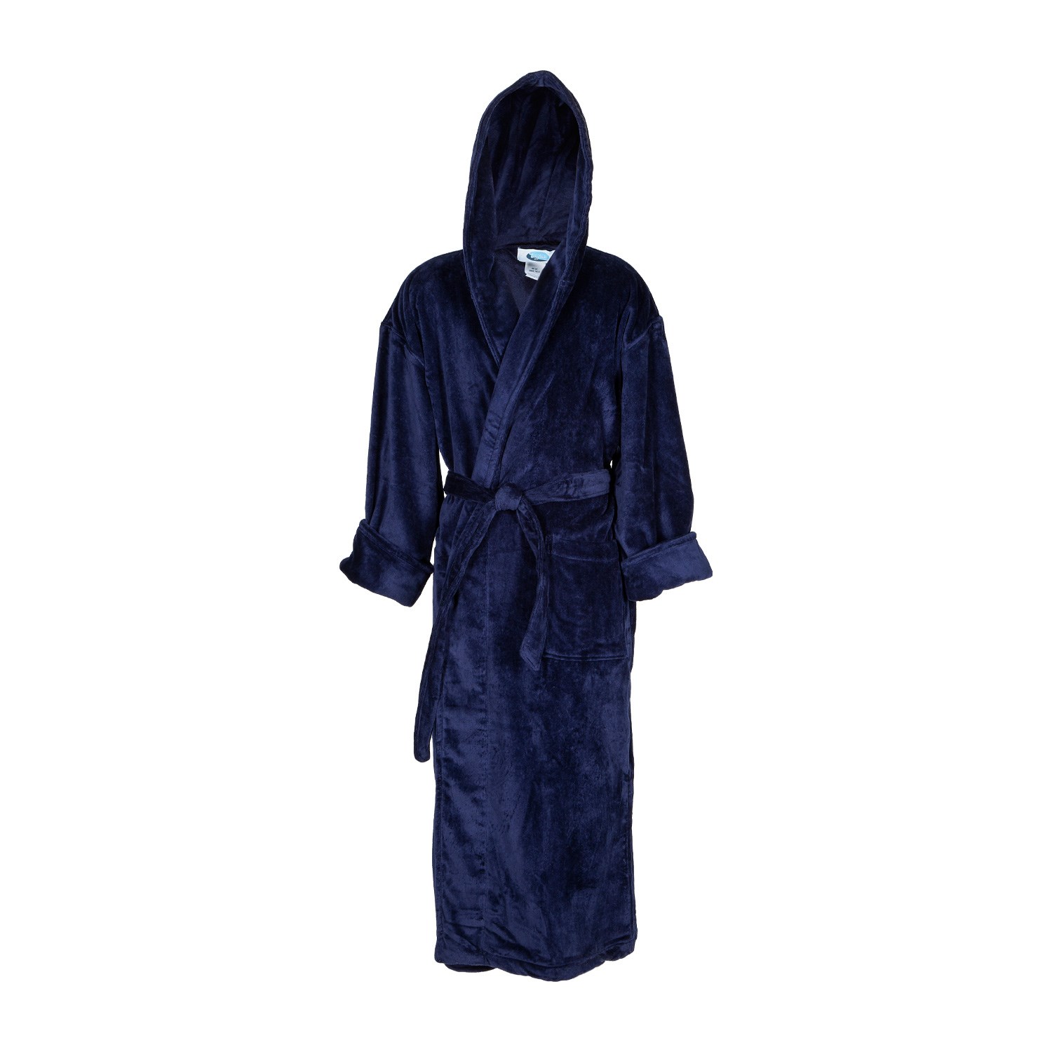 Terry Velour Hooded Robe 1