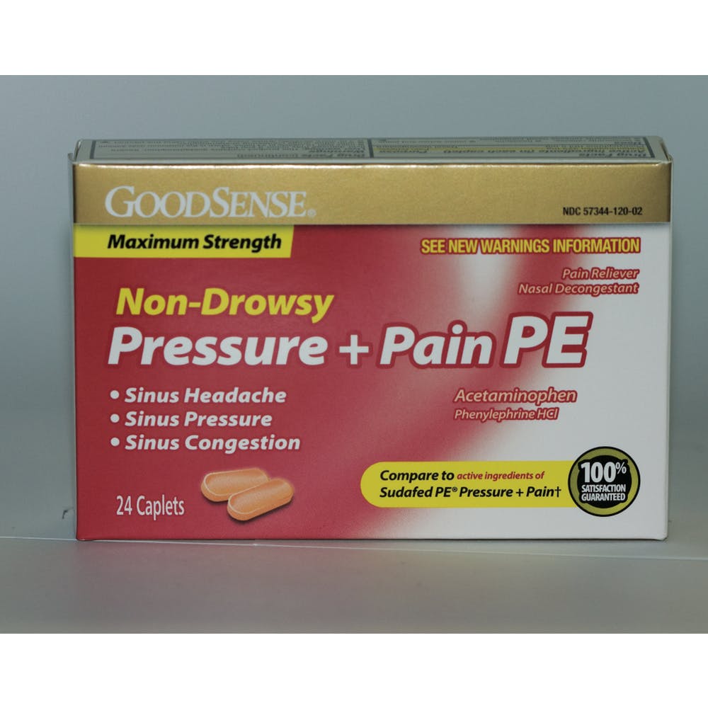 Non-Drowsy Pressure + Pain PE Relief - 24 Count Adult 1