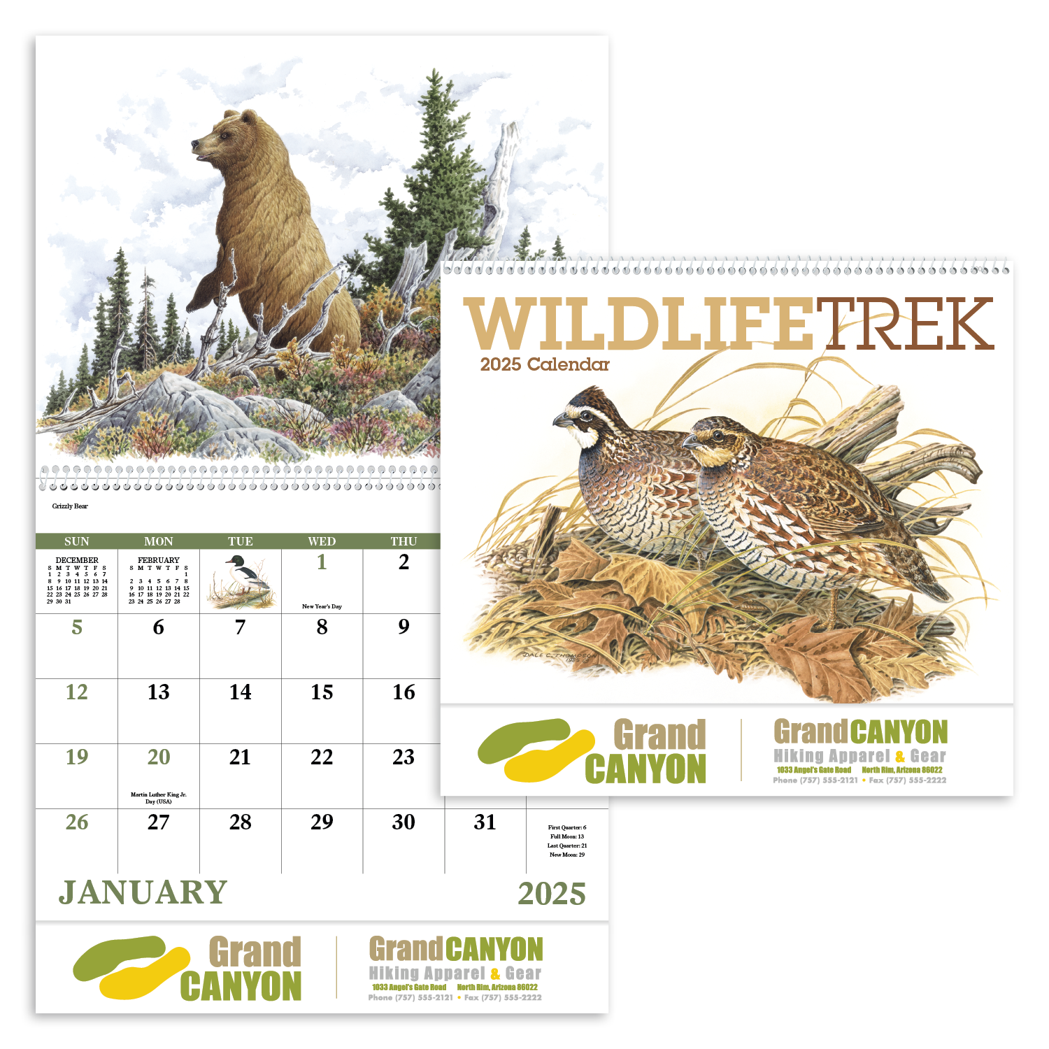 Good Value™ Wildlife Trek - Spiral Calendar 2