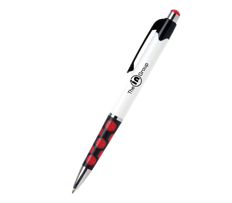 Hexagon Rubber Grip Pen 2