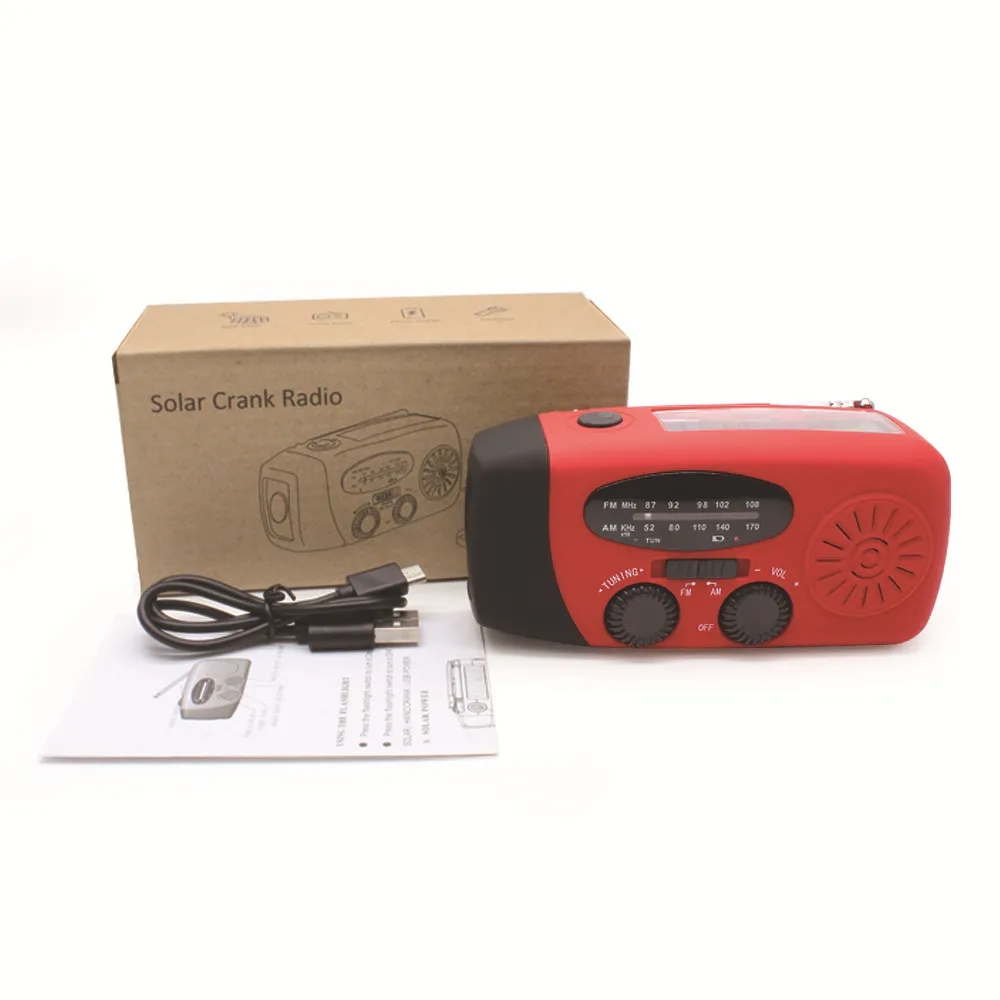 Emergency Hand Crank Dynamo Radio with USB Phone Charger 1