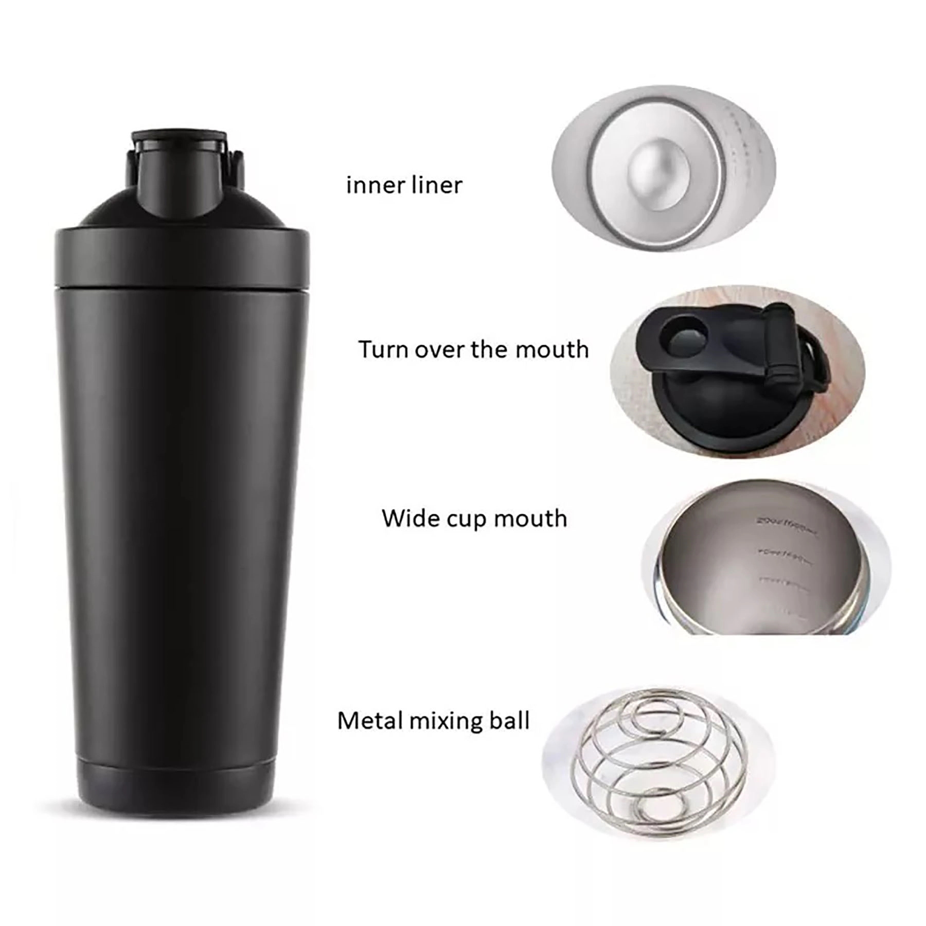 Stainless Steel Shaker Bottle 4