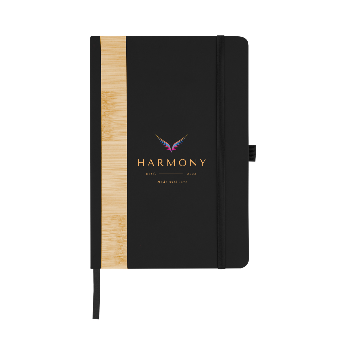 Recycled PU And Bamboo Accent Journal 19