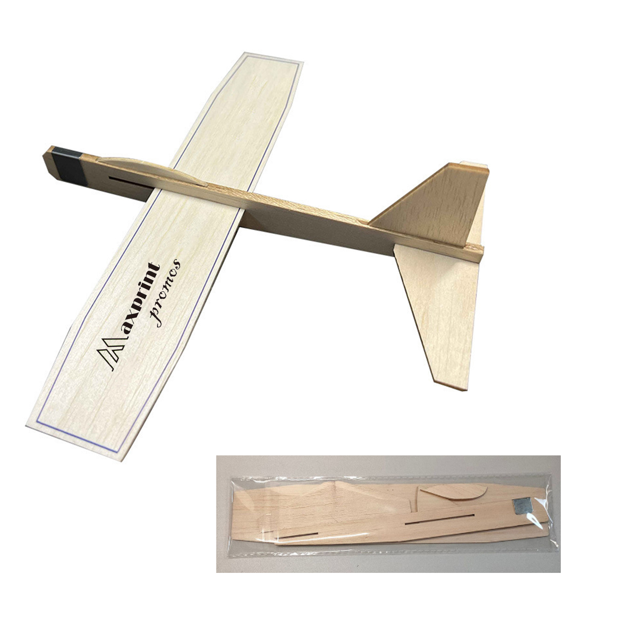 Light Wood Gift Model Plane 2