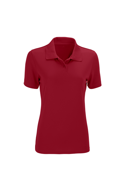 Women's Vansport Omega Solid Mesh Tech Polo 128