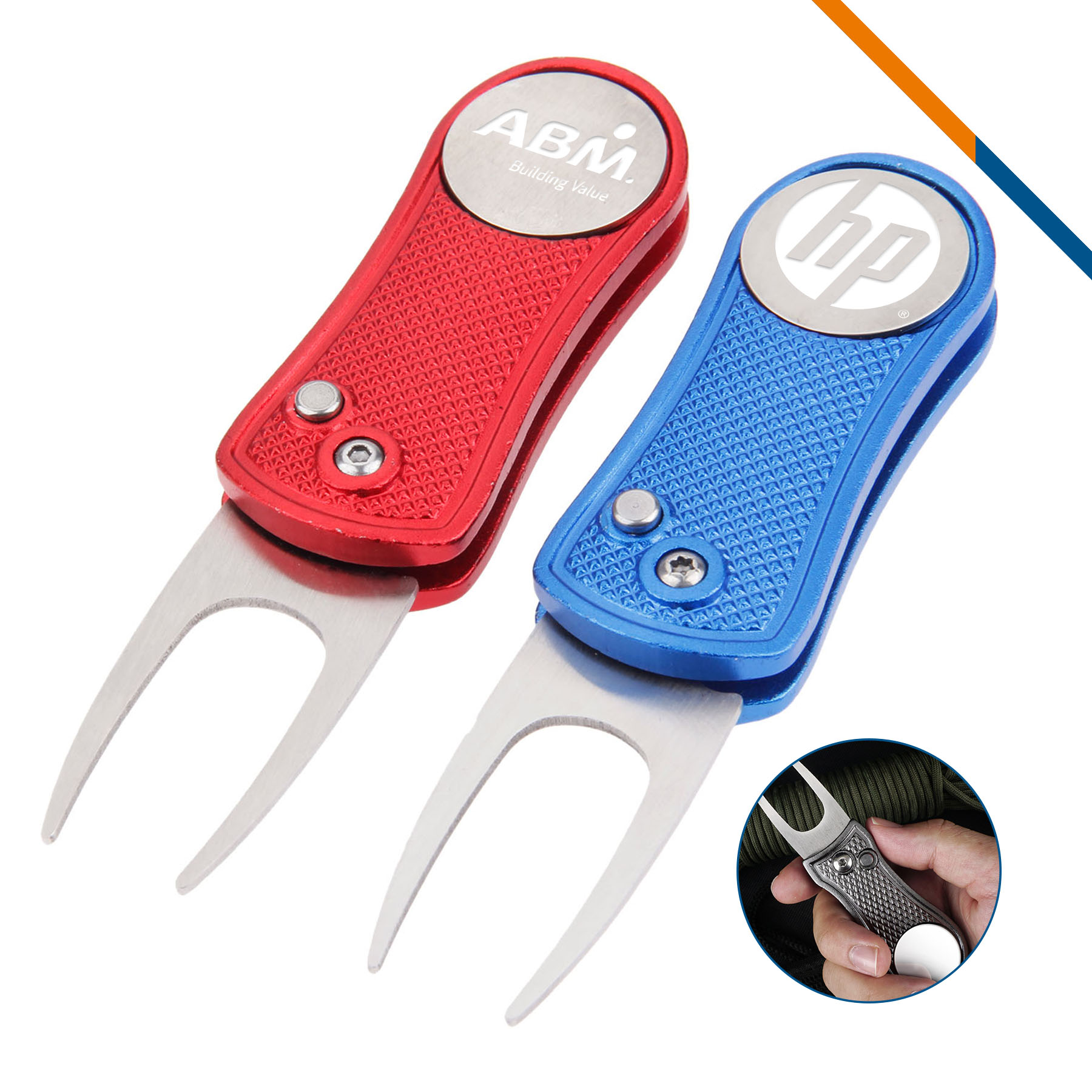 Slipo Ball Marker Golf Divot Tool 14