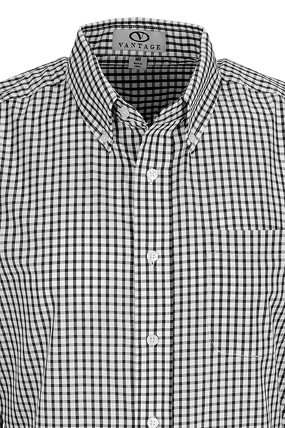 Easy-Care Gingham Check Shirt 45