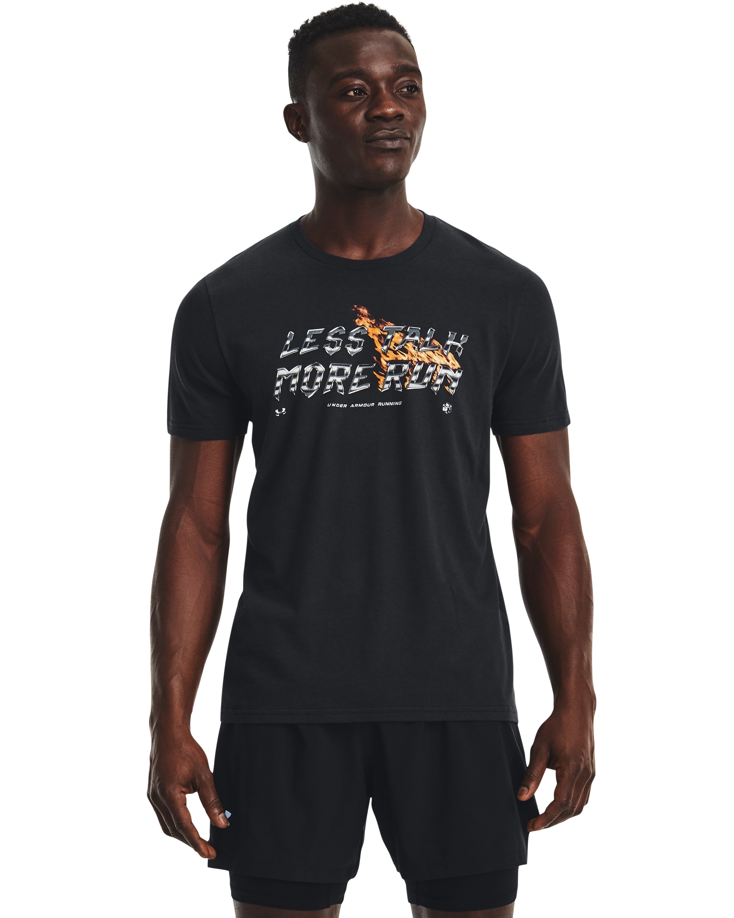 Men's UA Less Talk More Run Short Sleeve  2