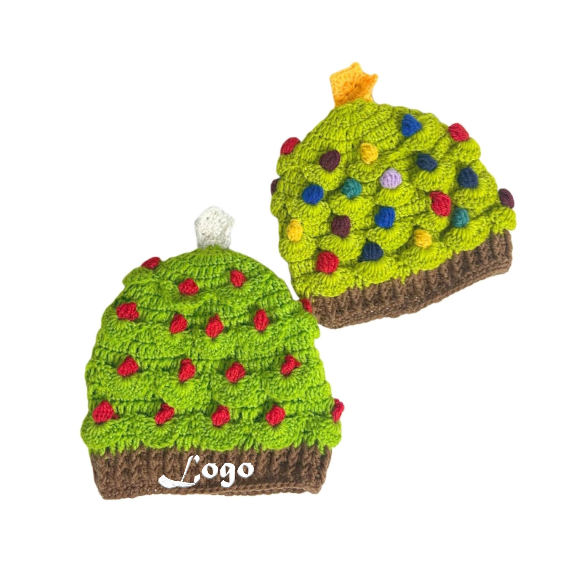 Christmas Knit Beanie Hat Winter Cap