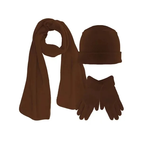 Polar Fleece Hat Scarf And Gloves 9