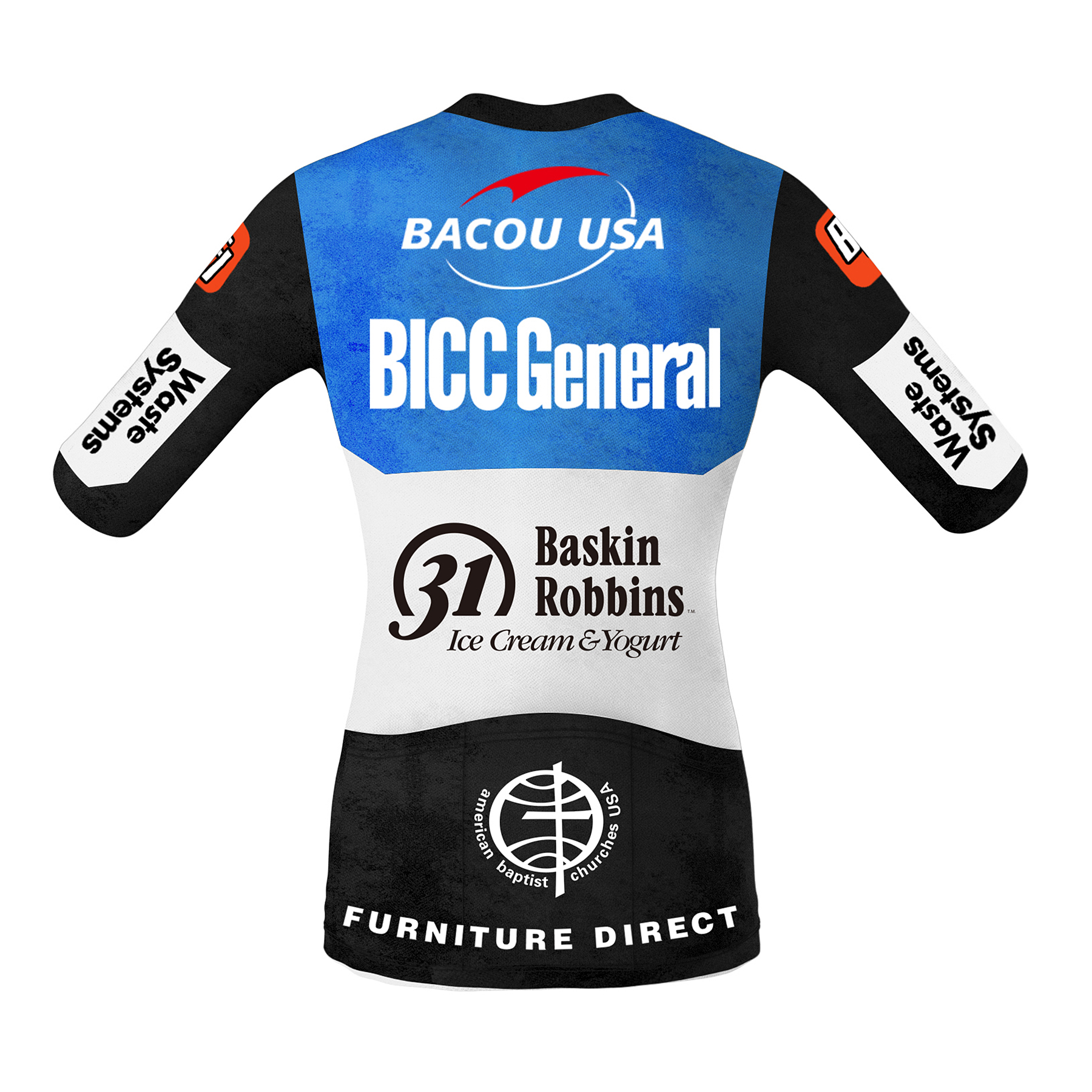 Full Color Dye Sublimated Custom Cycling Jersey Set 7