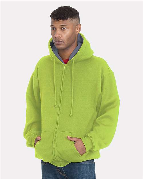Unisex USA-Made Super Heavy Thermal Lined Full-Zip Hooded Sweatshirt - 940 6