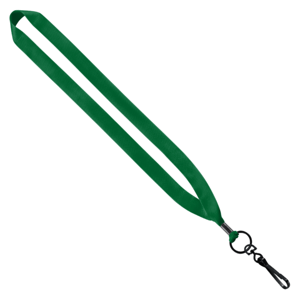3/4" Polyester Lanyard with Metal Crimp & Swivel Snap Hook 21