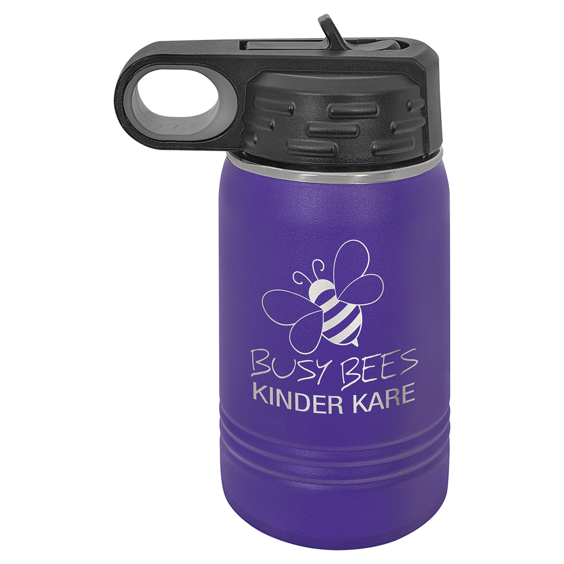 12 oz. Purple Laser Engraved Polar Camel Water Bottles 2