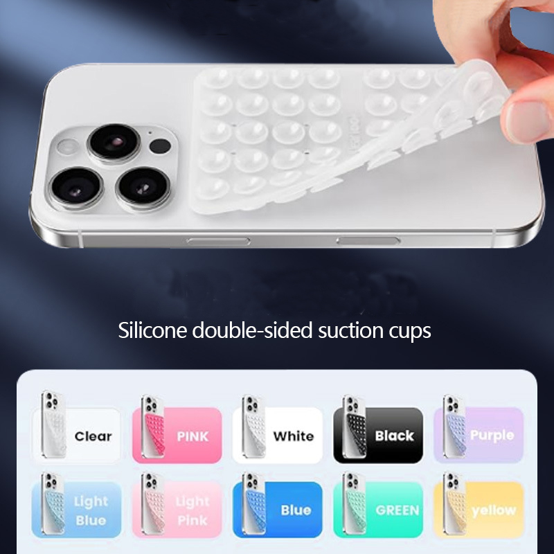 Silicone Suction Cup Phone Case Mount Double Sided 4