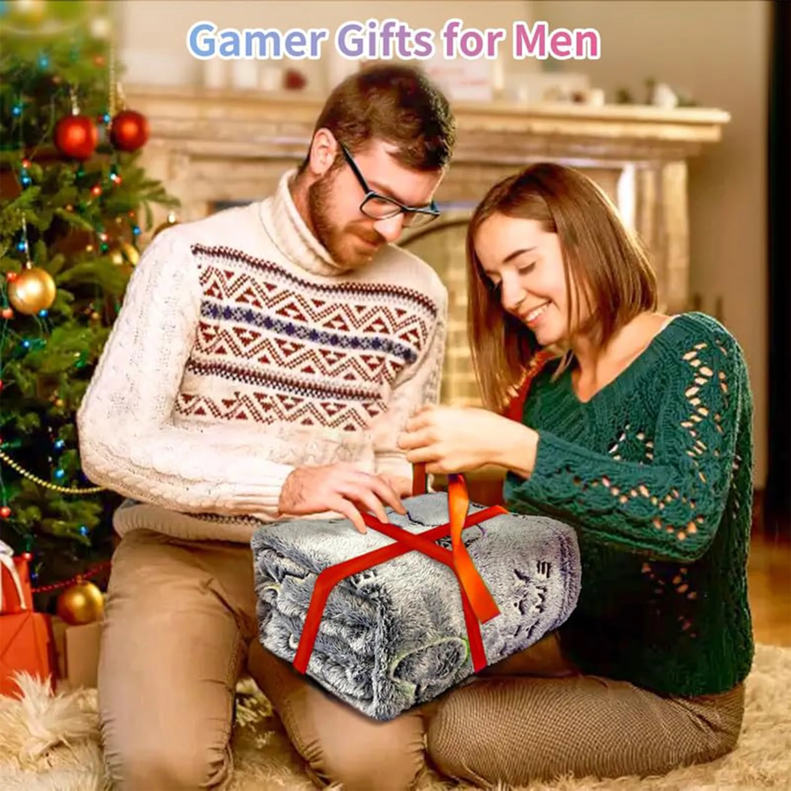 Glow in the Dark Gamer Throw Blanket 11