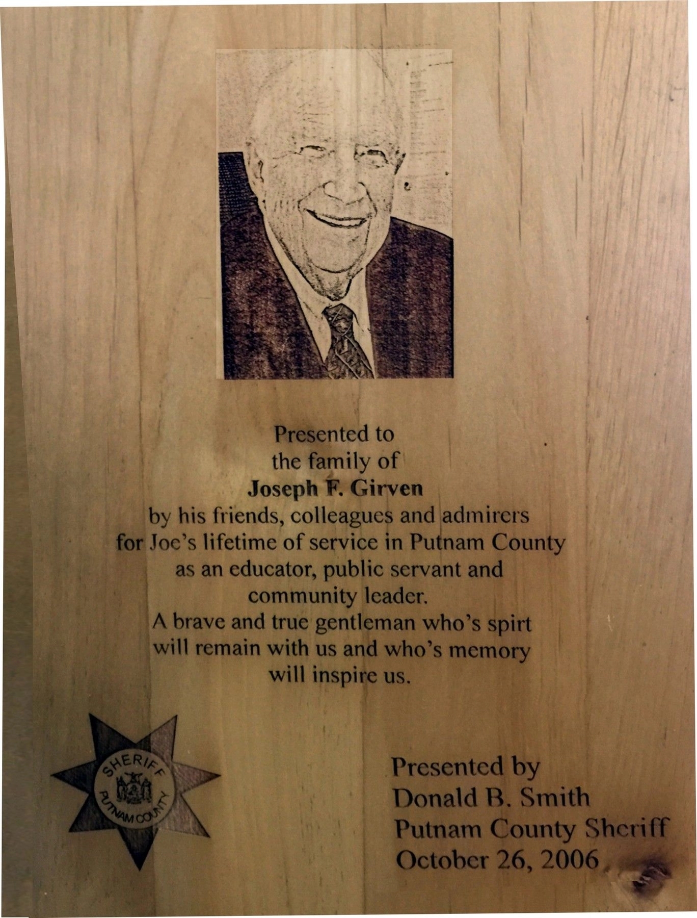 Bamboo Memorial Plaque (10.5" x 13") 7