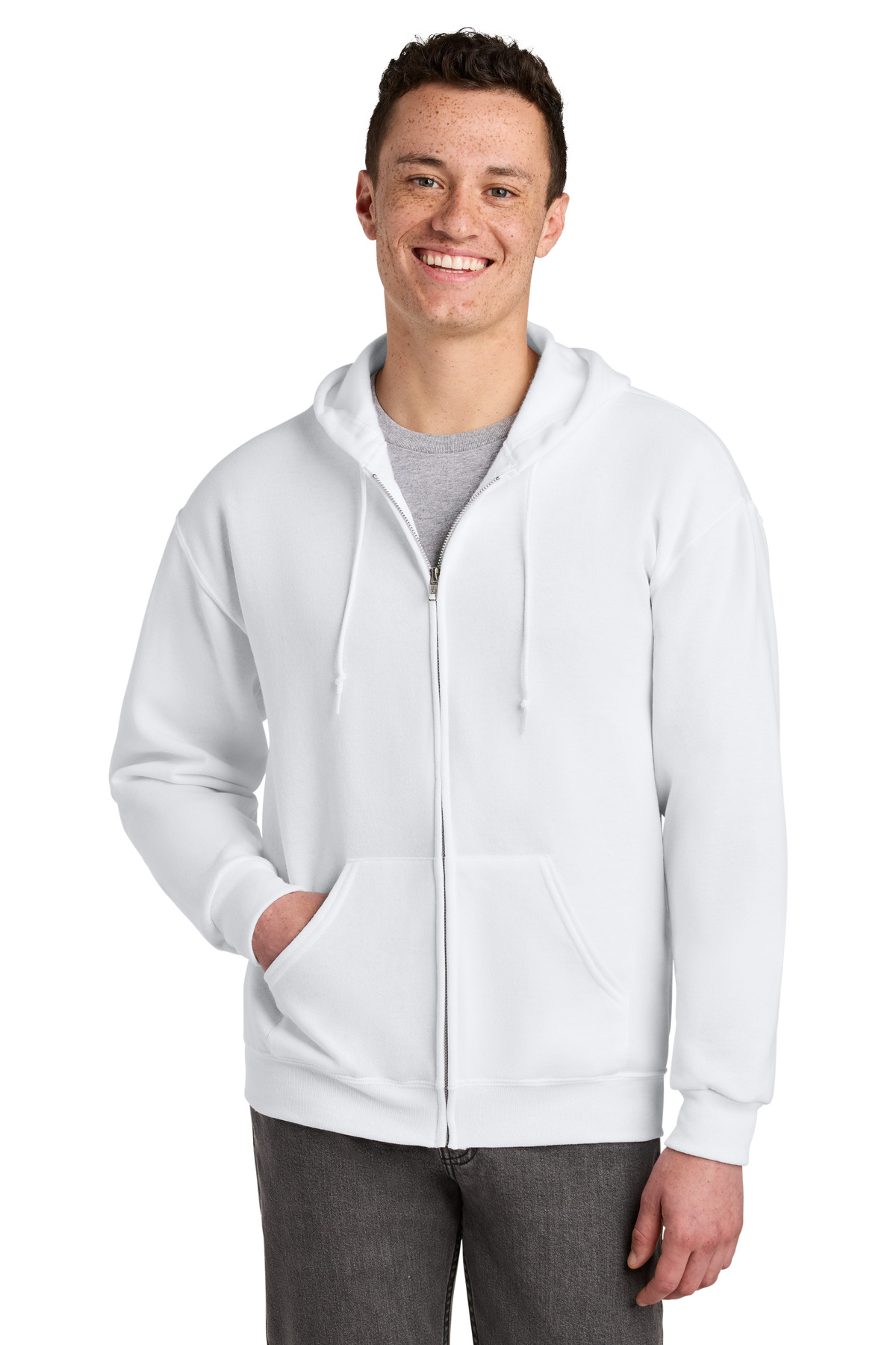 Jerzees - NuBlend Full-Zip Hooded Sweatshirt. 993M 54