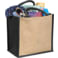 Medium Jute Gift Tote, custom tote bag with logo imprint 45