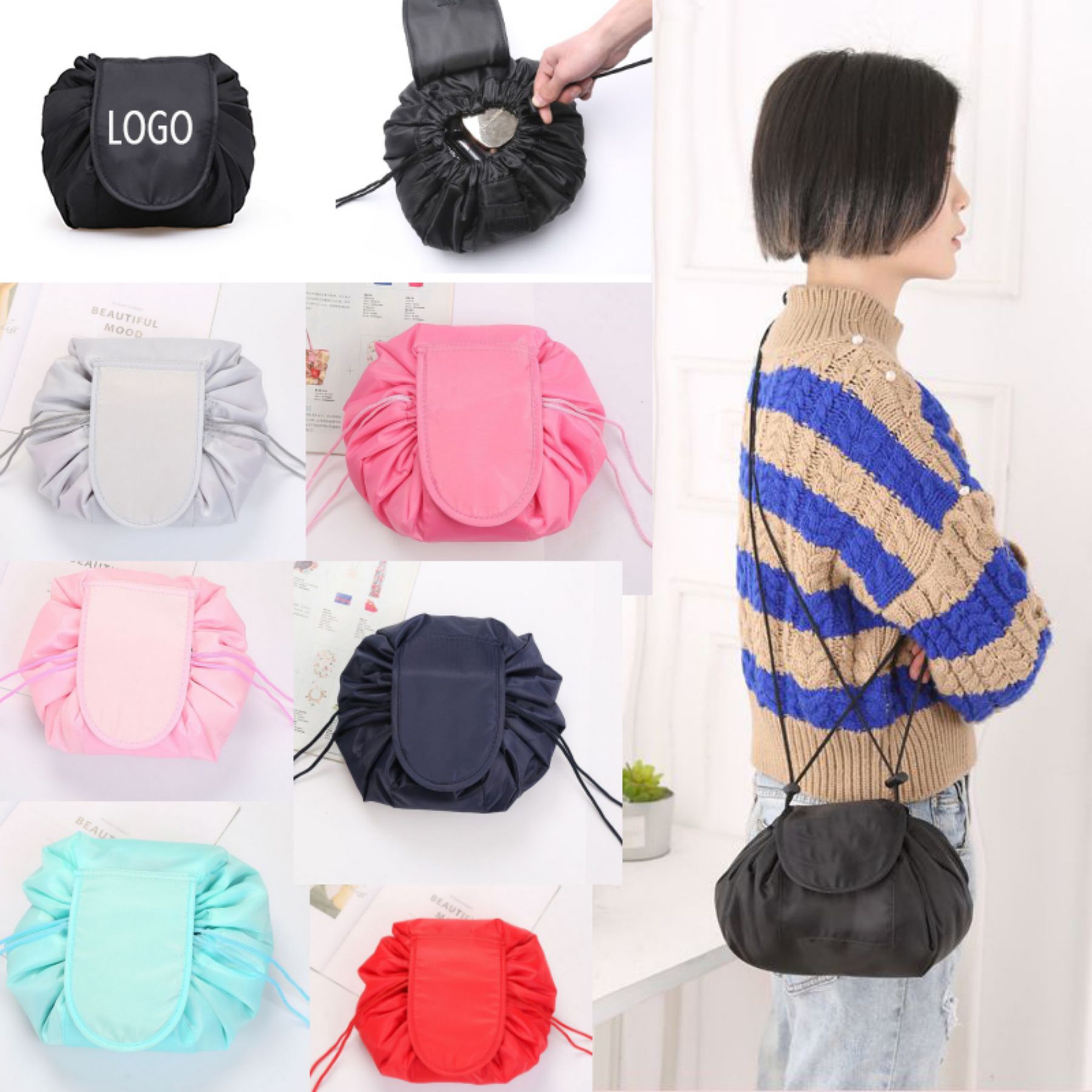Drawstring Cosmetic Bag 1