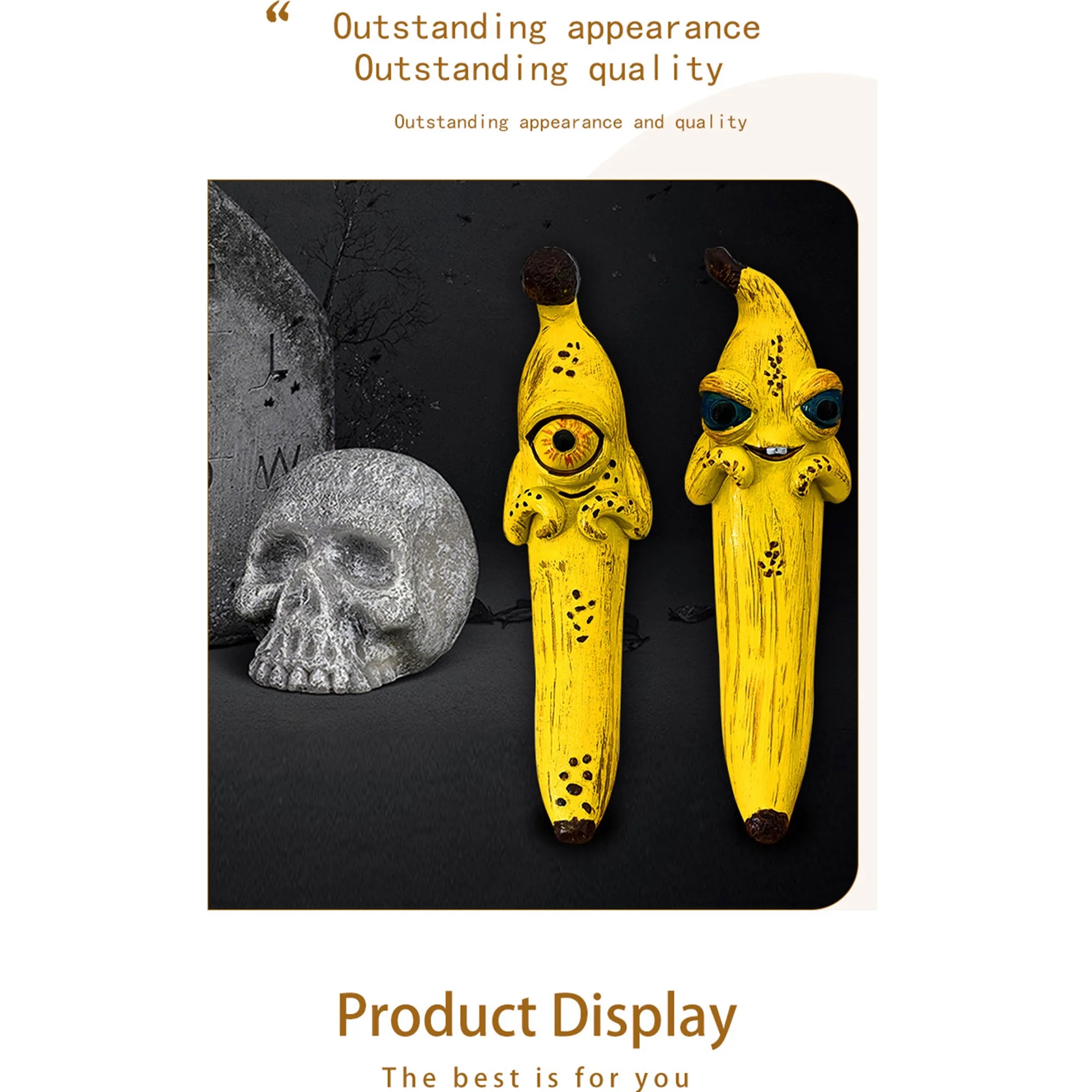 Unique Resin Magic Banana Ornament For Festive Party Decor 3