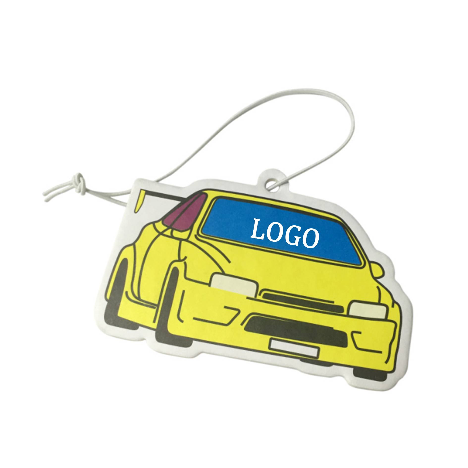 Car Shape Paper Air Freshener Tag 3