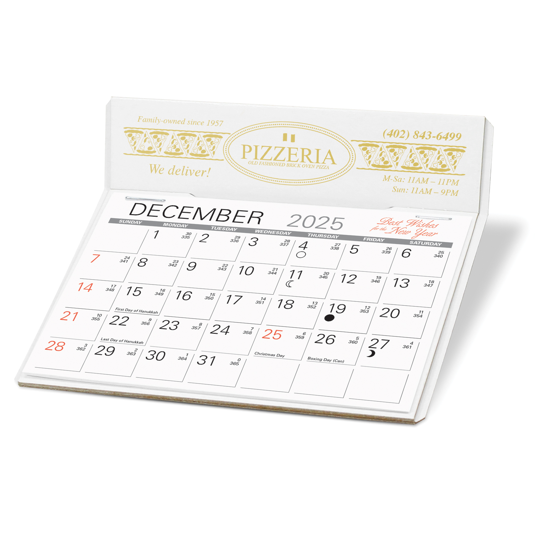 Charter Desk Calendar 11