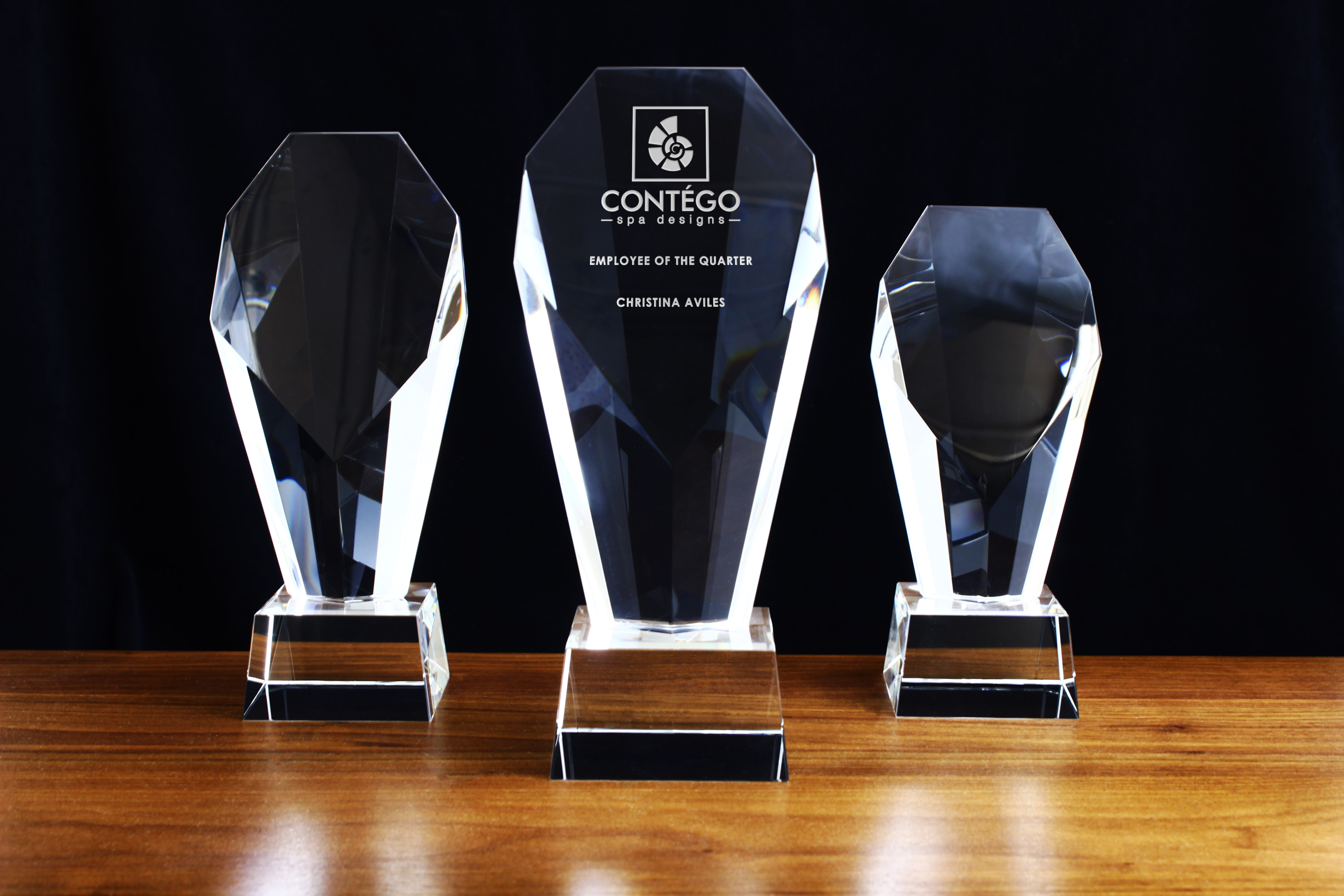 8" Crystal Beacon Award 2