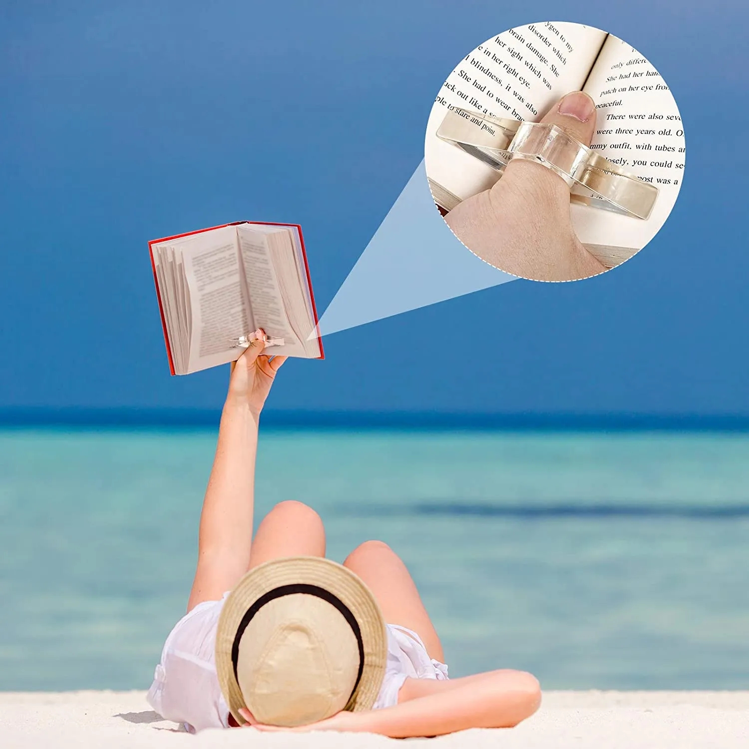 Thumb Bookmark Novel Reading Ring Accessories 4