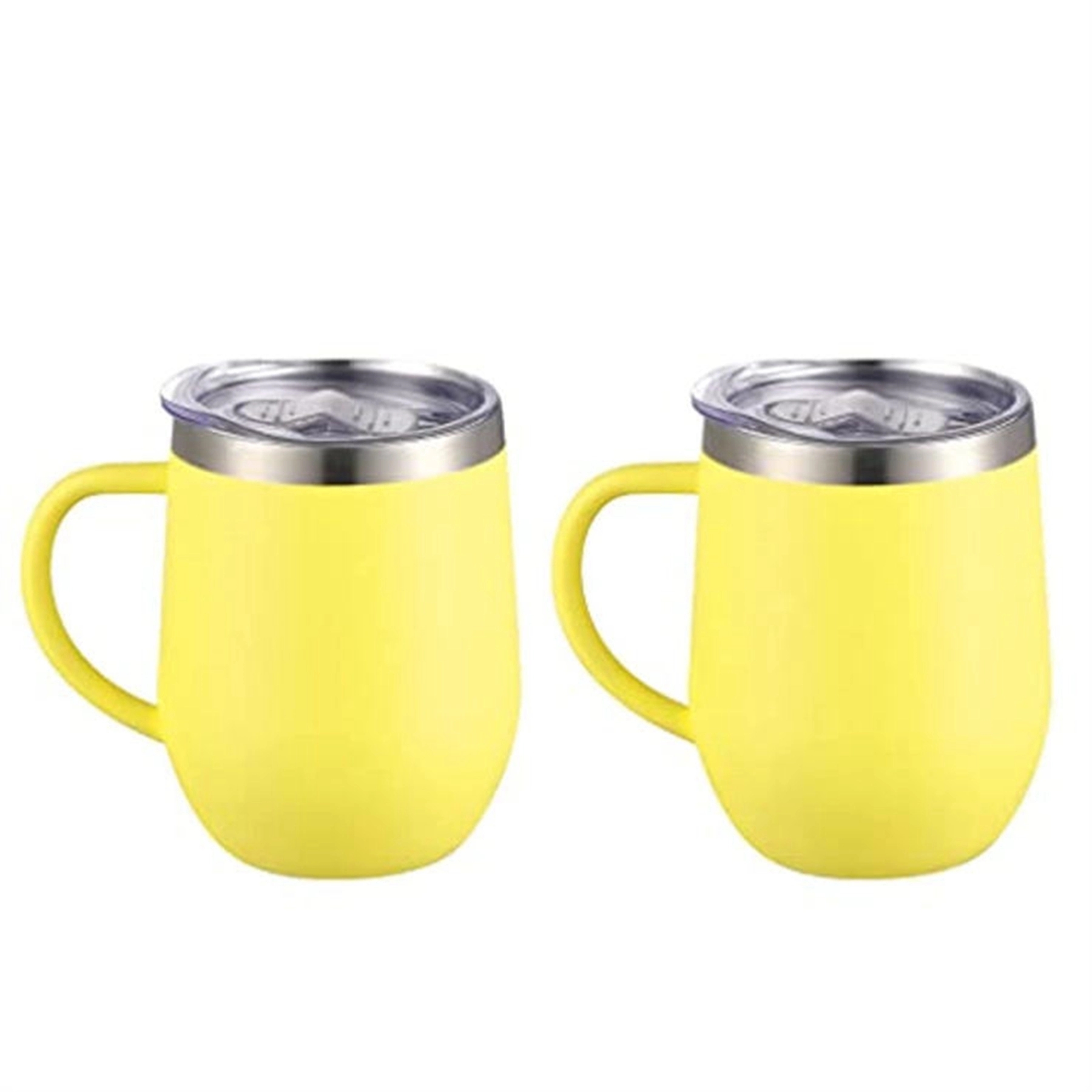 12 oz Double Wall Vacuum Insulated Cup with Lid & Handle 5