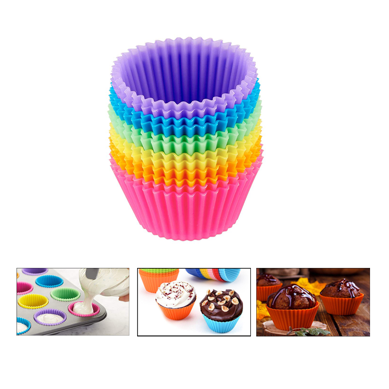 Silicone Muffin Cups/Baking Cup Cake Mould 2