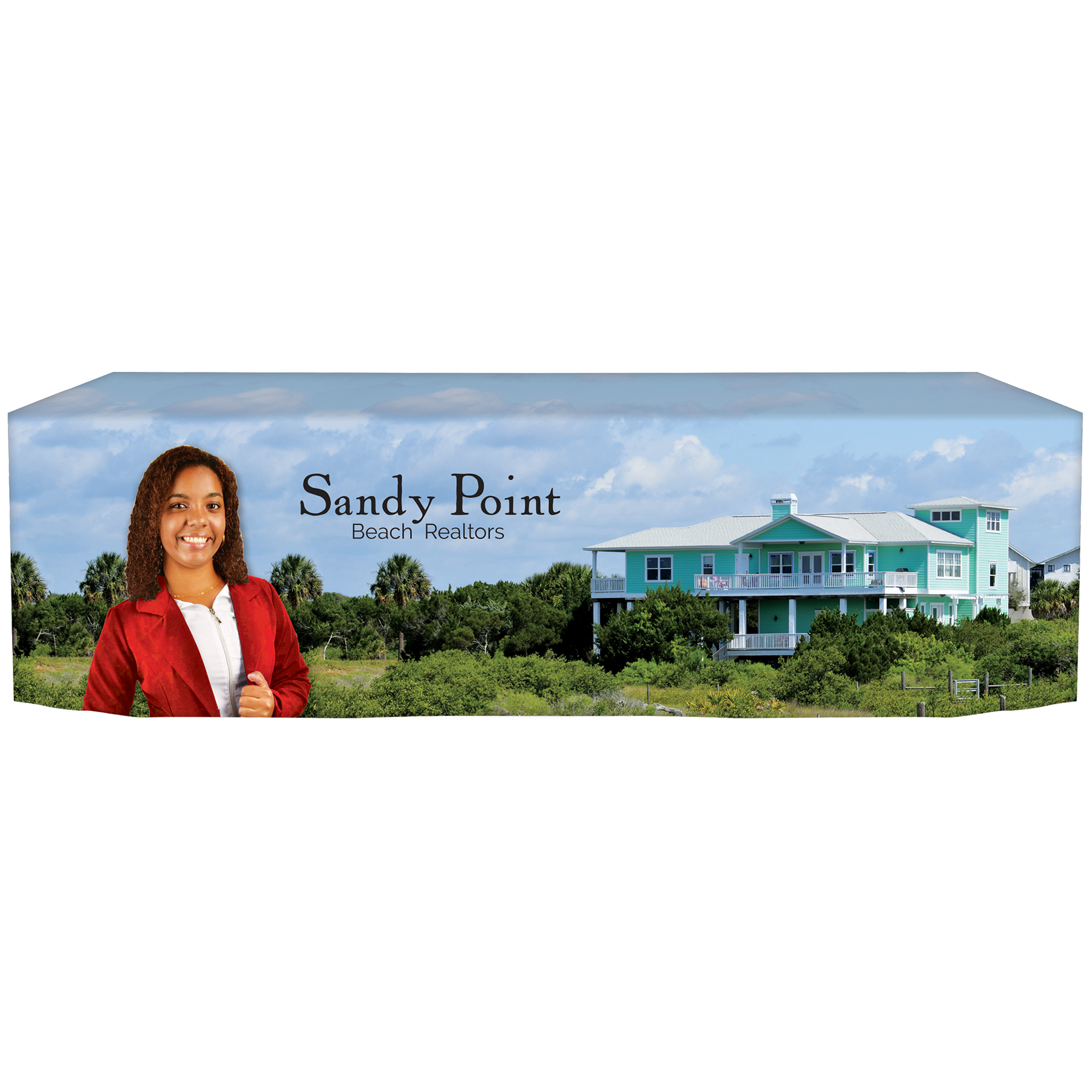 8' Customized Fitted Table Cover 1