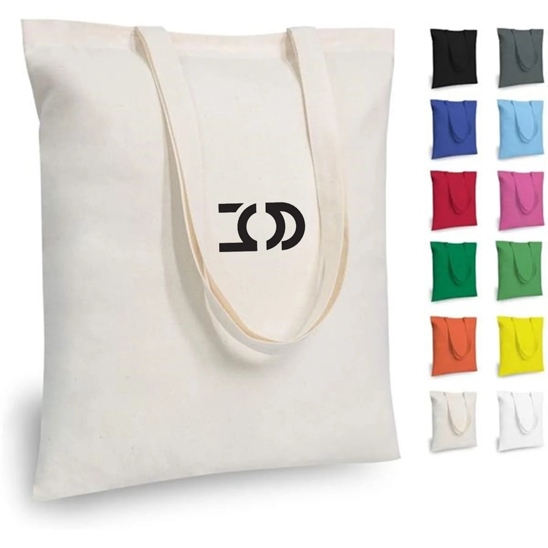 Economical Cotton Tote Bag, custom tote bag with logo imprint 1