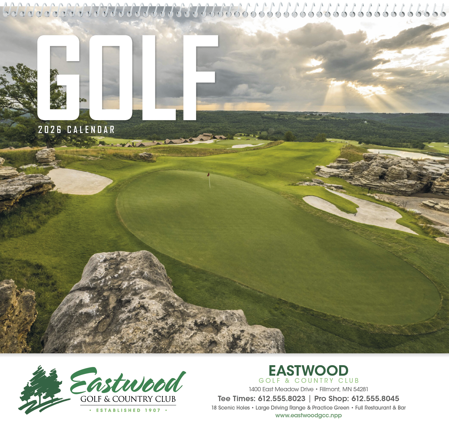 Triumph® Calendars Golf Calendar 34