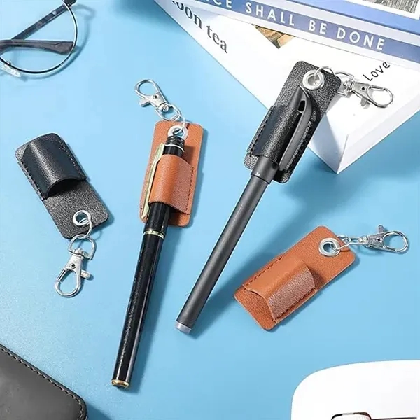 Leather Keychain Pen Holder - Ideal for Nurses & Teachers 6