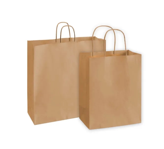 Kraft Paper Shopping Bags - Brown 3