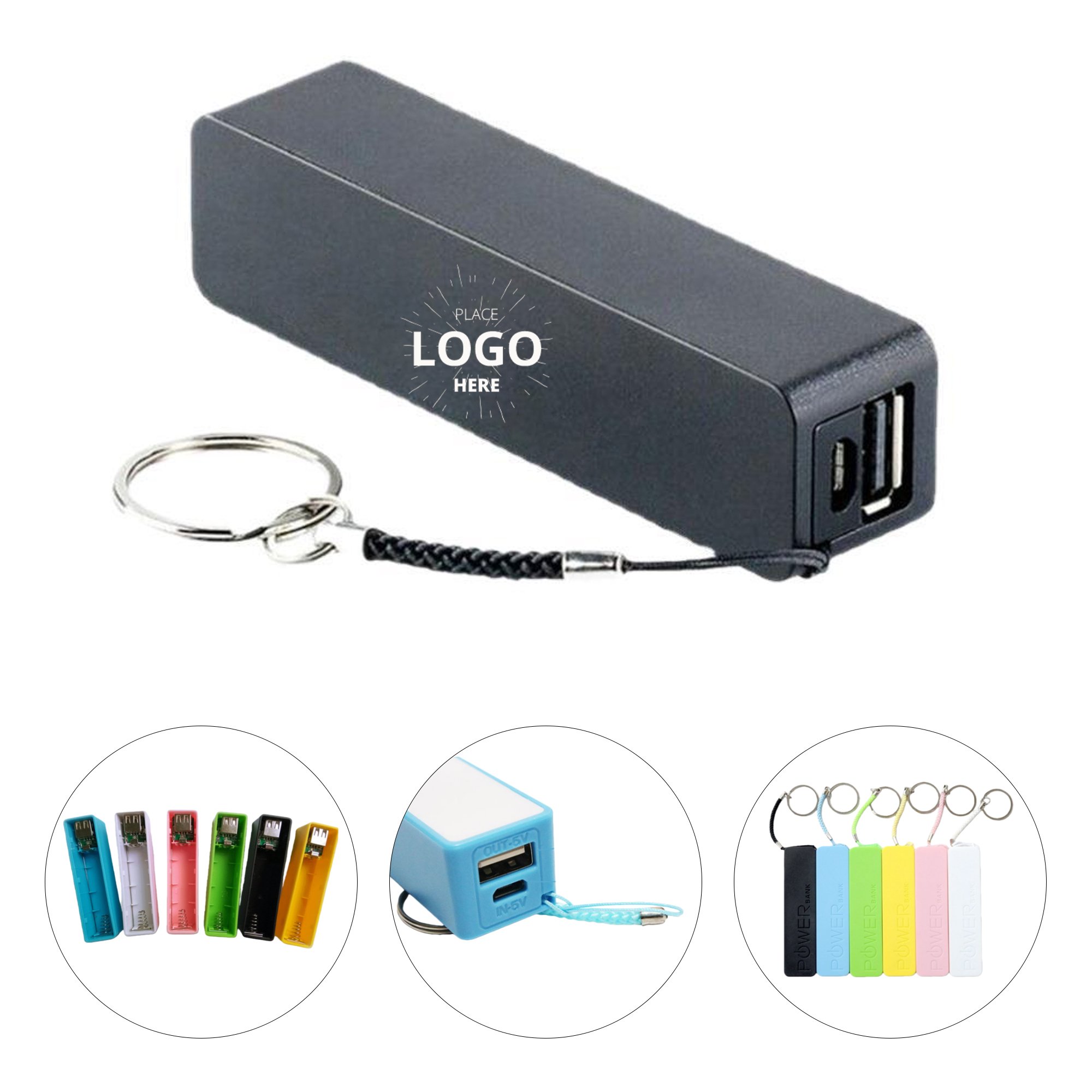 2600mAh Portable USB Power Bank 3