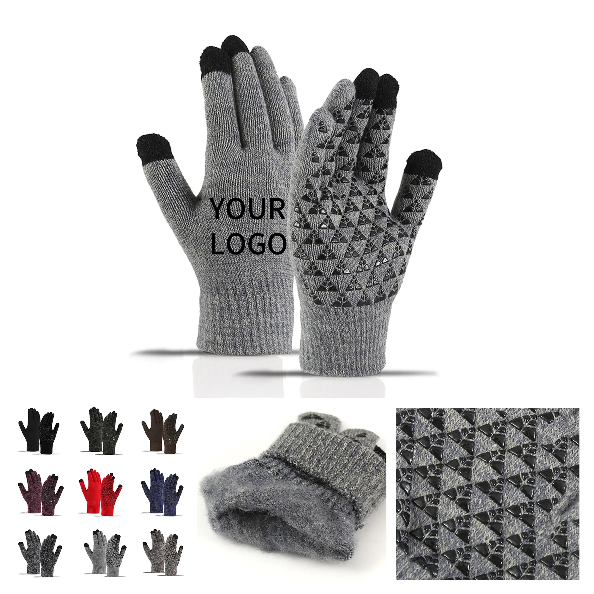 Winter Knit Touchscreen Gloves 2