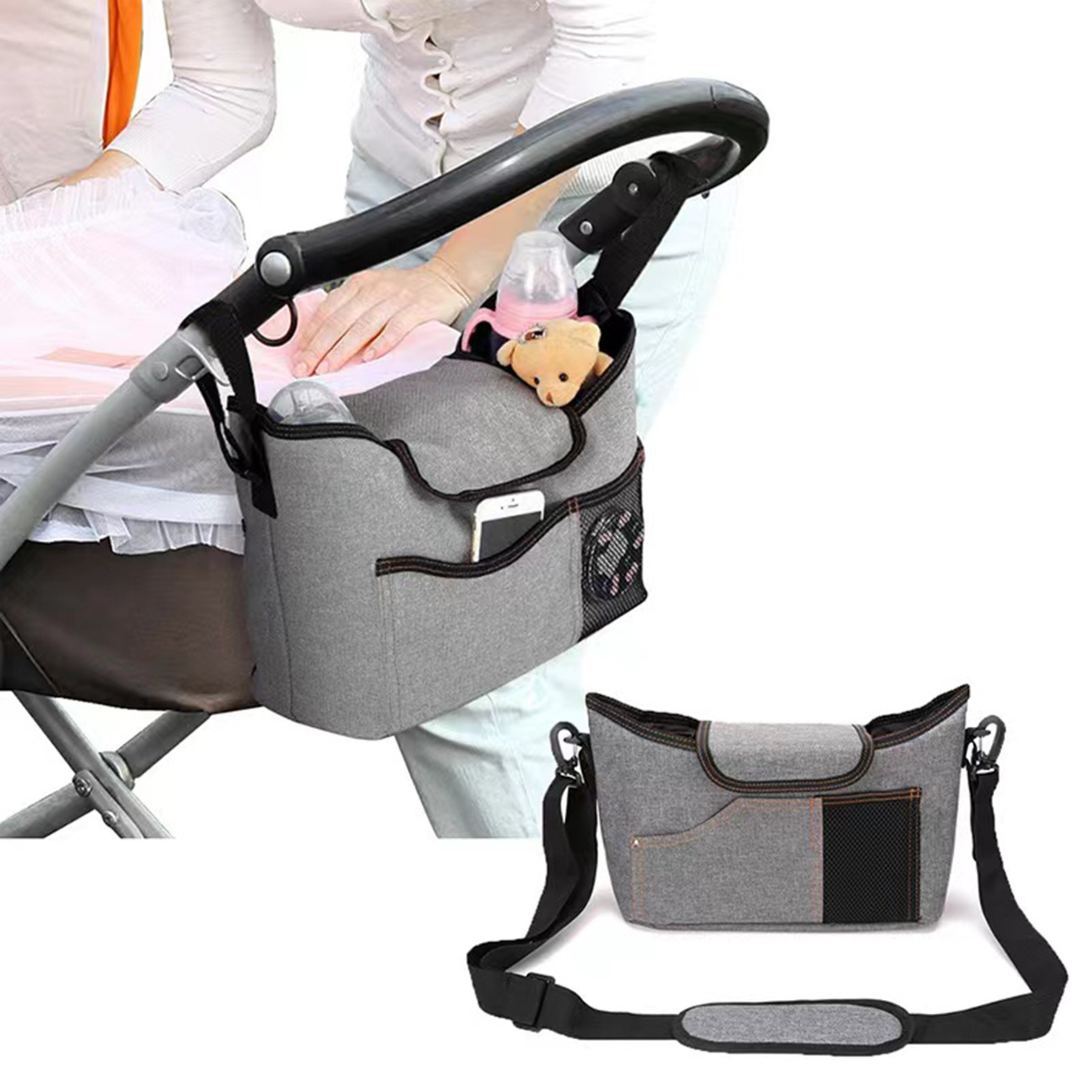 Dual-purpose Baby Stroller Organizer 2