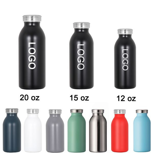 12 oz Stainless Steel Vacuum Milk Bottle 2