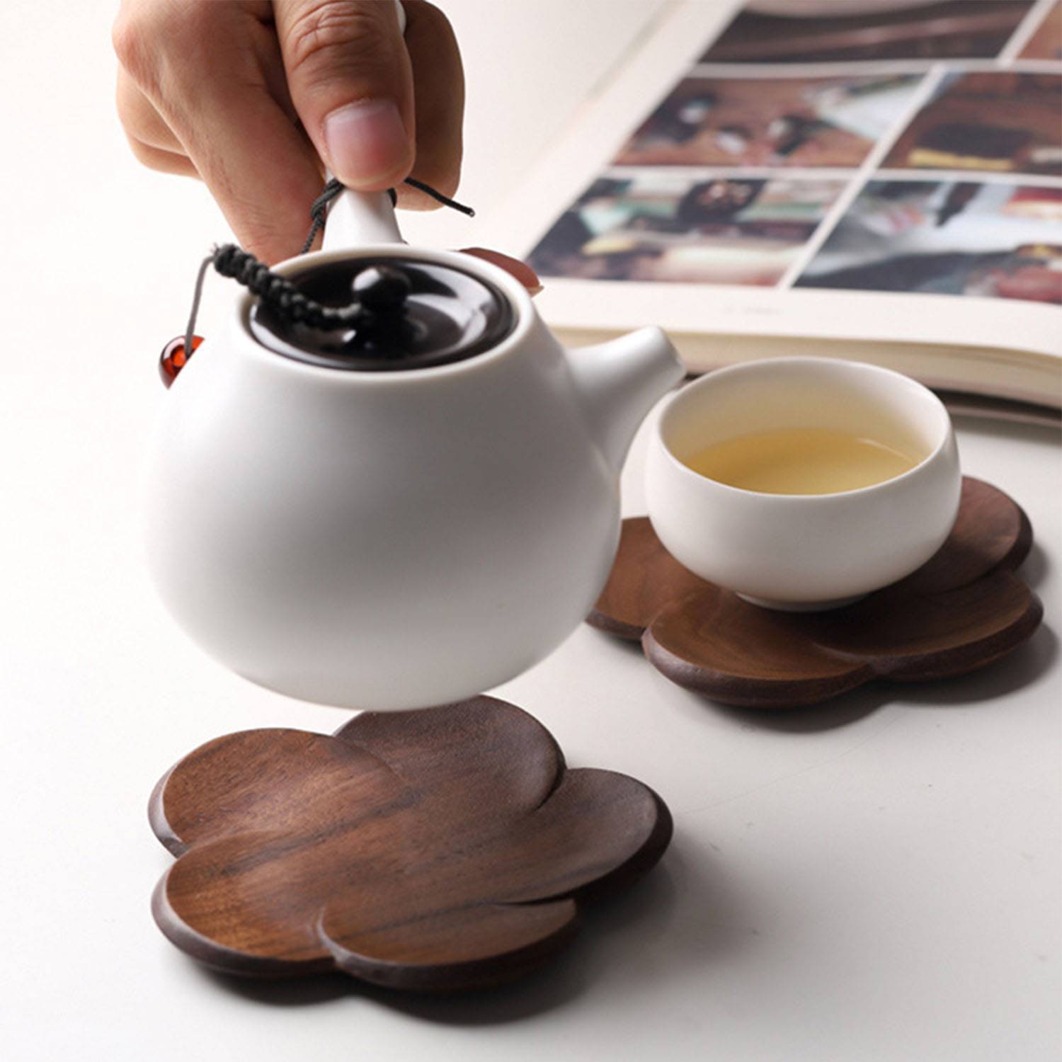Walnut Wood Coasters 2