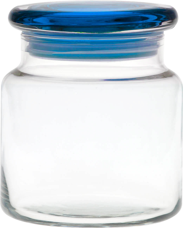 16 oz. Apothecary Jar with Flat Lid 19