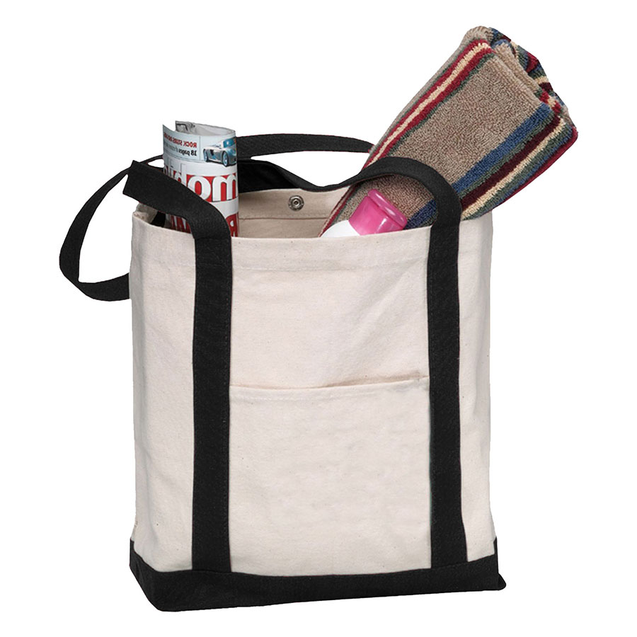 Heavy Duty 18 oz Cotton Canvas Boat Bag - 19.75"W x 13.25"H 3